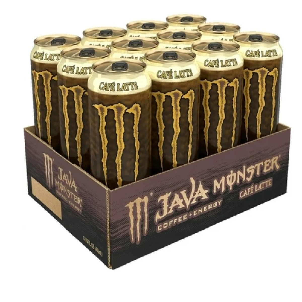 Monster java cafe latte 12x443ml